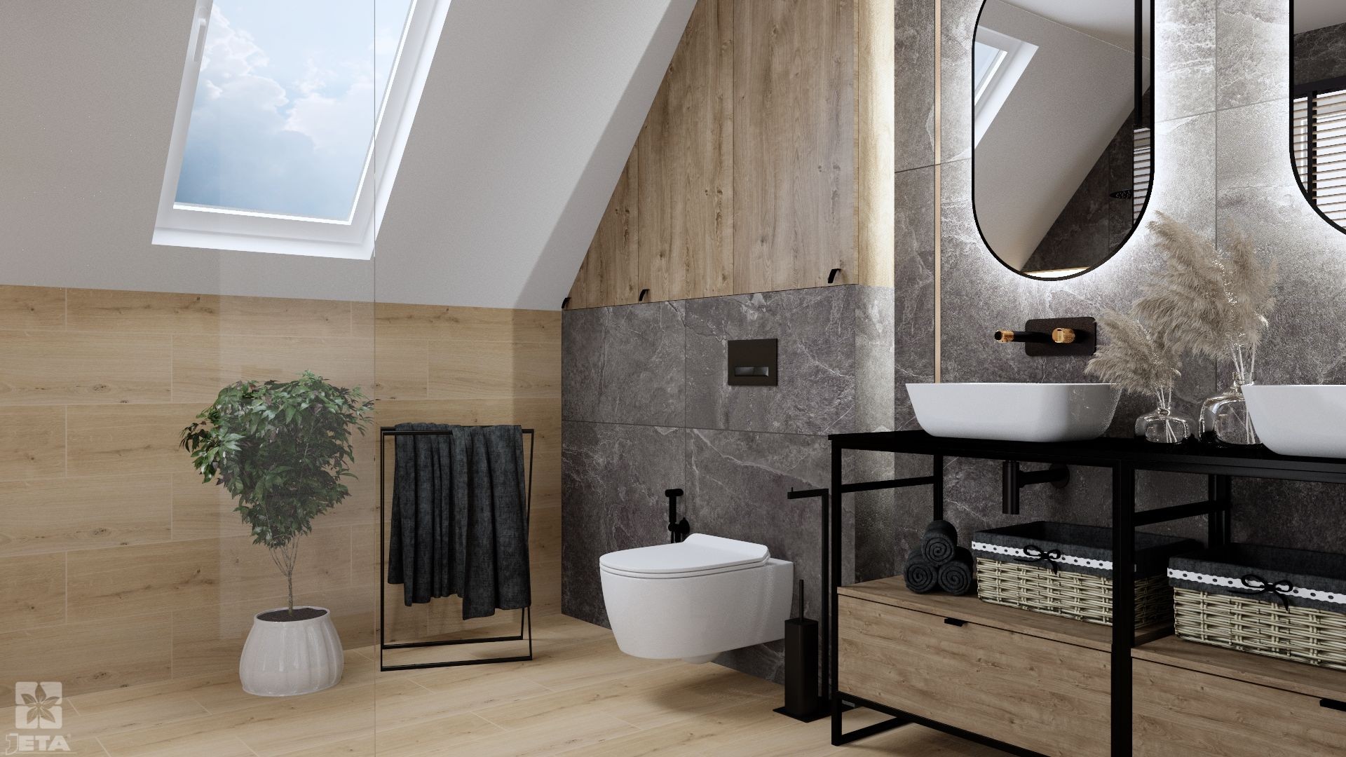 Łazienka loft Jeta.pl